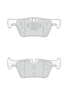 Гальмівні колодки зад. BMW 1 (F20)/3 (F30/F31/F80) 11-19 (Bosch) Jurid 573401J