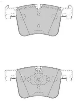 Гальмівні колодки пер. BMW 1/2/3/4/X3/X4 10- Jurid 573432J