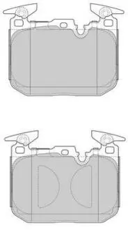 Гальмівні колодки пер. BMW 1 (F20)/3 (F30/F31/F80) 11-19 (Brembo) Jurid 573602J