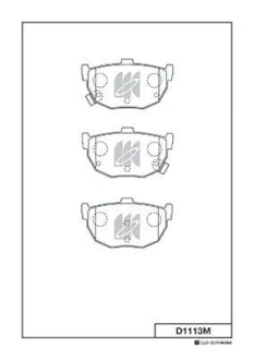 Колодки гальмівні дискові KASHIYAMA D1113M