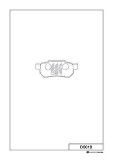 Колодки гальмівні дискові KASHIYAMA D5018