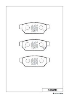 Колодки гальмівні дискові KASHIYAMA D6067M