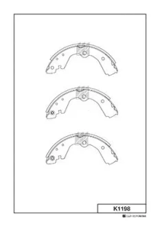 Колодки гальмівні барабанні KASHIYAMA K1198