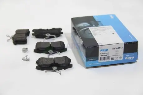 Гальмівні колодки зад. Avensis/Corolla 97-03 1.4-2.0 KAVO PARTS KBP-9017