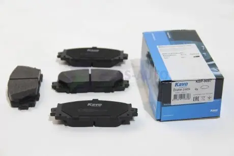 Колодки тормозные (передние) Toyota Yaris 1.0-1.4 05- KAVO PARTS KBP-9097