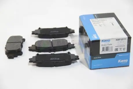 Гальмівні колодки зад. Lexus RX 08-15/Toyota Prius 09- (akebono) KAVO PARTS KBP-9111