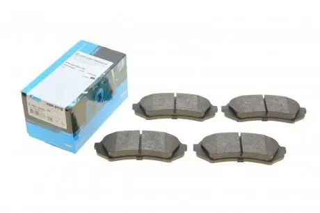 Комплект тормозных колодок KAVO PARTS KBP-9118 (фото 1)