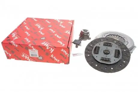 Комплект сцепления Ford Transit 2.2 TDCi 06-14 63/81kw (d=250mm) (+вижимний) KAWE 962530CSC