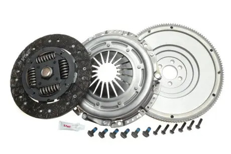 Демпфер (глухой) + комплект сцепления Seat Ibiza/VW Golf IV 1.9 TDI 02- KAWE DMV217M