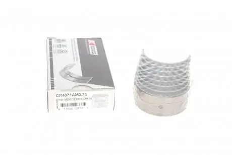 Вкладиші шатунні MB OM601/OM604 2.0/2.2/2.3 CDI (+0.75) King CR4071AM0.75