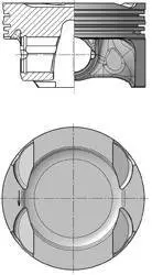 Поршень BMW 5 (F07/F10/F11)/6 (F12/F13)/7 (F01-F04)/X5 (E70) 08-18 (89.00mm/STD) N63 KOLBENSCHMIDT 40631600