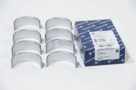 Вкладыши шатунные RENAULT 0,25 1,4 16V-1,6 16V K4M/K4J/K7M (KS) KOLBENSCHMIDT 77838610