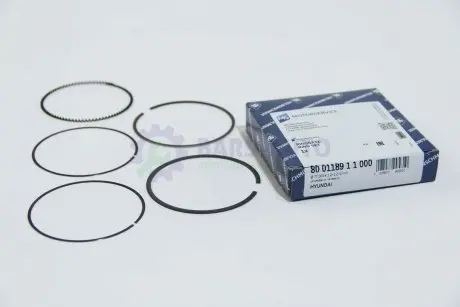 Кольца поршневые STD (на 1цил.) Hyundai Accent/Elantra/Tucson 1.4/1.6 i/GDi 06-> KOLBENSCHMIDT 800118911000
