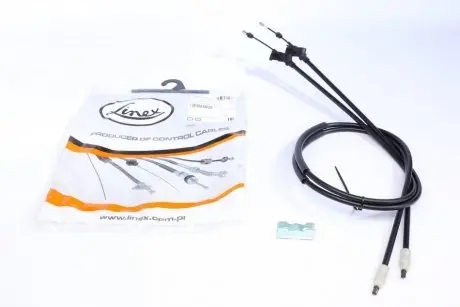 Трос ручника (задний) Ford Focus II 04-12 (1500/1388+1450/1338mm) LINEX 15.02.05