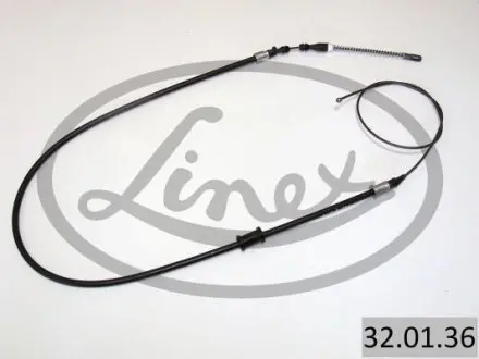 Трос ручника Opel Vectra A 1.4-1.8i 88-95 (2079/1022 мм) LINEX 32.01.36