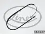 Трос ручника (L) Opel Corsa C 00-09 (L=1106/763mm) LINEX 32.01.57 (фото 2)