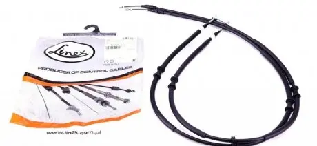 Трос ручника Opel Astra G 1.2-2.2DTI (1592/1403mm) (к-кт) LINEX 32.01.70