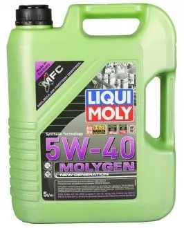 Моторное масло Molygen New Generation 5W-40, 5л LIQUI MOLY 8536