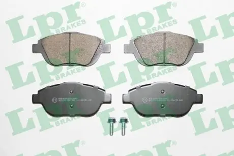 Комплект гальмівних колодок з 4 шт. дисків LPR 05P1590