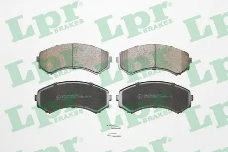 Комплект гальмівних колодок з 4 шт. дисків LPR 05P569