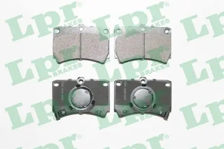 Комплект тормозных колодок из 4 шт. дисков LPR 05P587 (фото 1)