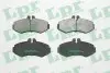 Комплект тормозных колодок из 4 шт. дисков LPR 05P672 (фото 2)