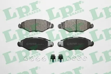 Комплект тормозных колодок из 4 шт. дисков LPR 05P903