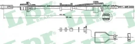 Трос зчеплення LPR C0114C