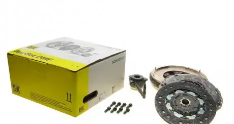 Демпфер + комплект сцепления + выжимной VW T5 2.5 TDI 03-(96kw) AXD, BNZ LuK 600 0125 00