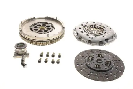 Демпфер + комплект сцепления Ford Transit V363/Custom V362 2.2TDCi 06-, FWD LuK 600031500