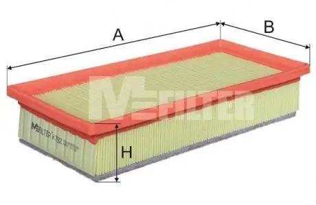 Фильтр воздушный Citroen C5/Peugeot 407 2.0 HDi 04- M-FILTER K792