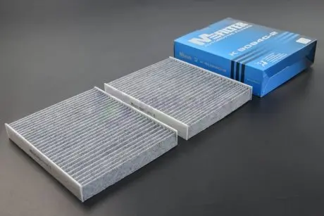 Фільтр салону BMW 5 (F10)/7 (F01) 2.0-6.0 08- (вугільний) (к-кт 2 шт) M-FILTER K9094C-2