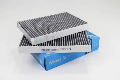 Фільтр салону MB W221 05- (вугільний) (к-кт 2 шт) M-FILTER K9122C2