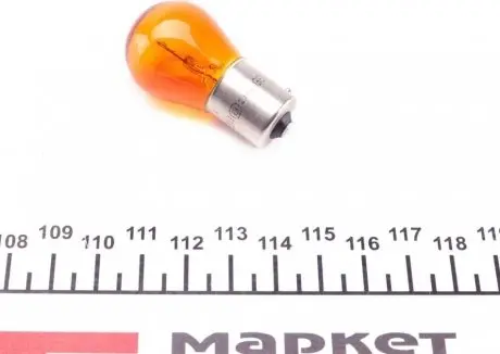 Автолампа PY21W 24V 21W BAU15s (желтая) (PY21W 24V HD) MAGNETI MARELLI 008568100000