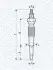 Свічка розжарювання Ford Ranger 2.5D/Mazda 323 1.6-2.0D/Suzuki Vitara 2.0TD -06 (UC46A) MAGNETI MARELLI 062900063304 (фото 1)