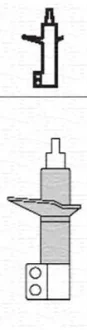 Амортизатор передн Прав OPEL ASTRA H, ASTRA H CLASSIC, ASTRA H GTC, ASTRA H/KOMBI, ZAFIRA B, ZAFIRA B/MINIVAN 1.2-2.2 01.04- MAGNETI MARELLI 352114070100