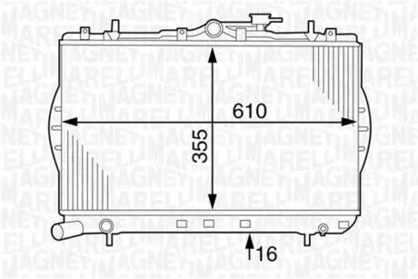 Водяной насос (кор.код. WPQ1072) MagnetiMarelli MAGNETI MARELLI 352316171072