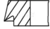 Кольца поршневые Fiat Doblo/Fiorino 1.4i 05- (72.00mm/STD) (1.0-1.2-2) MAHLE / KNECHT 010 29 N0 (фото 2)
