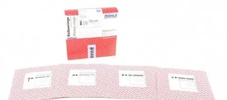 Кільця поршневі Opel Astra G 1.4 16V/Corsa C 1.4 98-09 (77.60mm/STD) (1.2-1.5-2) MAHLE / KNECHT 012 10 N0