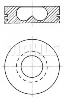 Поршень MAHLE / KNECHT 015 69 02