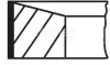 Комплект поршневих кілець MAHLE / KNECHT 021RS001150N2 (фото 1)