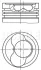Поршень MAHLE / KNECHT 030 65 00 (фото 1)