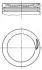 Поршень PASSAT B5 2.0 01-05 (82,51mm) MAHLE / KNECHT 030 83 00 (фото 1)