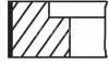 Кільця поршневі,комплект MAHLE / KNECHT 681RS001050N0 (фото 2)