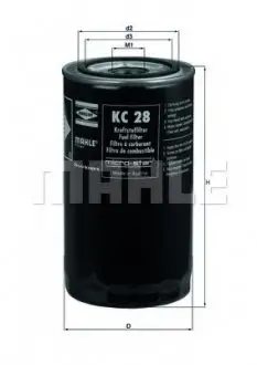 Фільтр паливний Mahle Caterpillar MAHLE / KNECHT KC28
