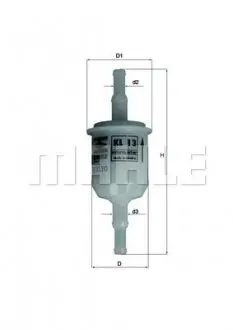 Фільтр паливний Mahle MAHLE / KNECHT KL13
