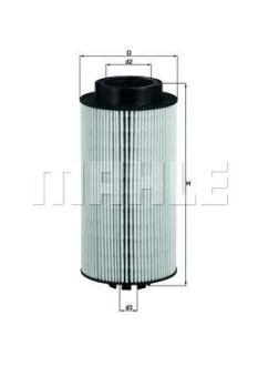 A_Фільтр паливний Mahle MAN MAHLE / KNECHT ="KX264D"
