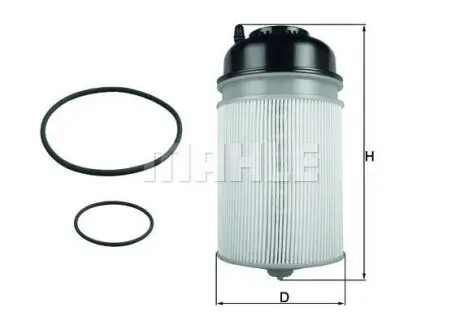 Фильтр топливный MB Actros 11-/Antos 12-18/Arocs 13- (OM471/OM473) (заменено на KX 581KIT) MAHLE / KNECHT KX 400D