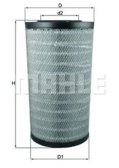 Фільтр повітряний MAHLE / KNECHT LX3753