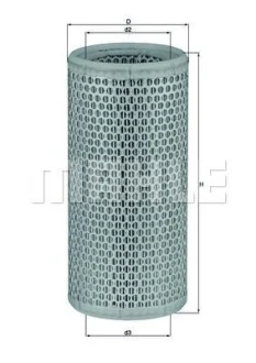 A_Фільтр повітряний Mahle Citroen, Peugeot MAHLE / KNECHT ="LX502"